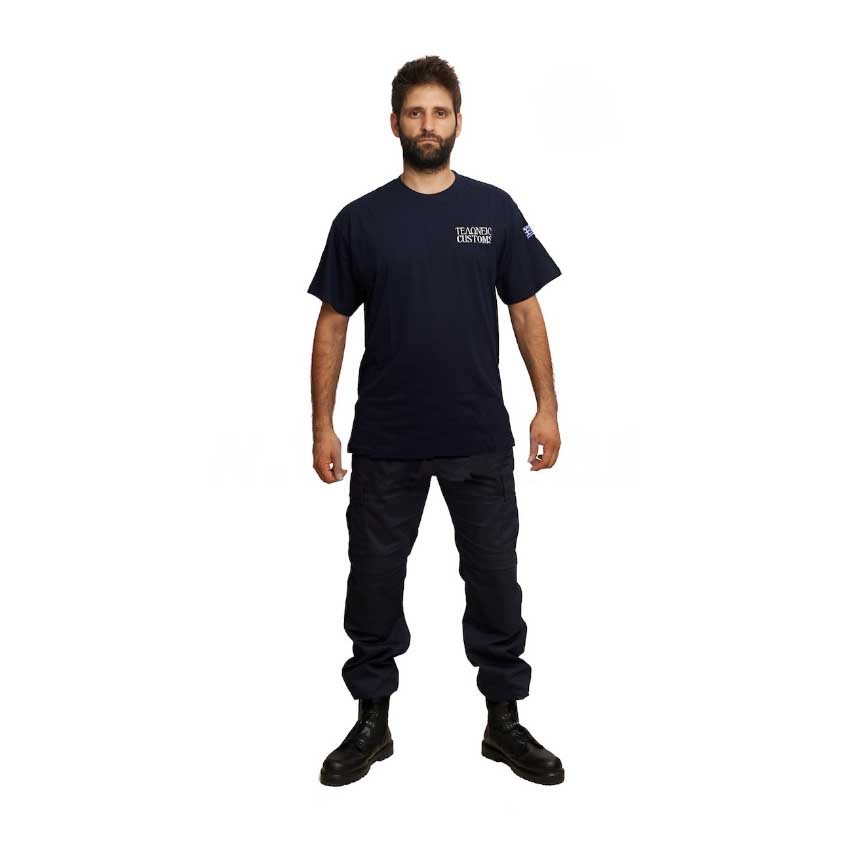 Κοντομάνικη Μπλούζα Τελωνείο Customs (Μπλε) της Chris TRA12244 trazeras|TRA12244