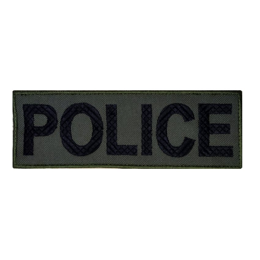 Σήμα Πλάτης Police (Πράσινο με Μαύρο) της Chris CHR57655 trazeras|CHR57655