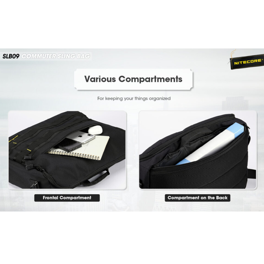 Τσάντα Movie EDC SLB09, High Strength 500D Polyester Fabric, 9L της Nitecore VAS58482 trazeras|VAS58482