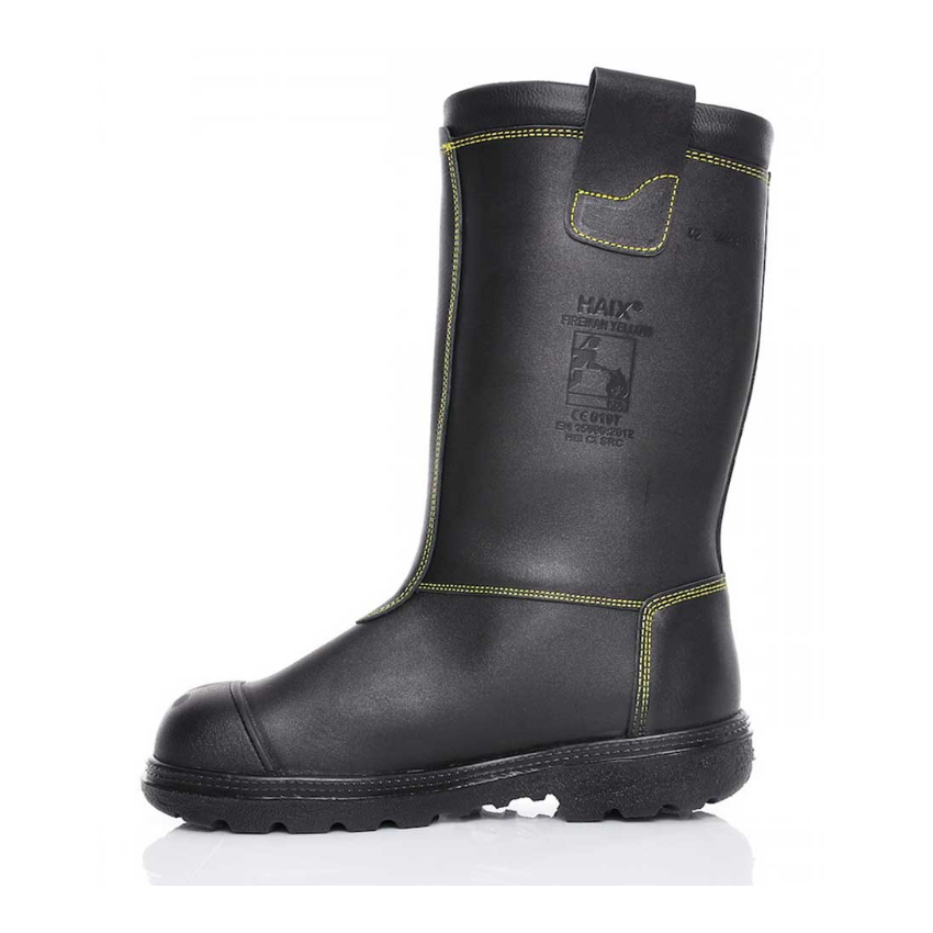 Μπότες Πυρόσβεσης Fire Yellow, High 8'' (Black) της Haix HAI57535 trazeras|HAI57535
