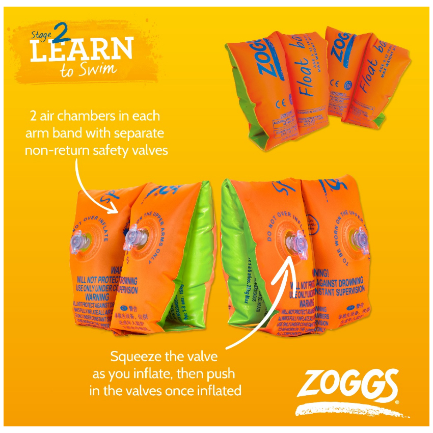 Μπρατσάκια Διπλών Θαλάμων Float Bands της Zoggs ION52382 trazeras|ION52382