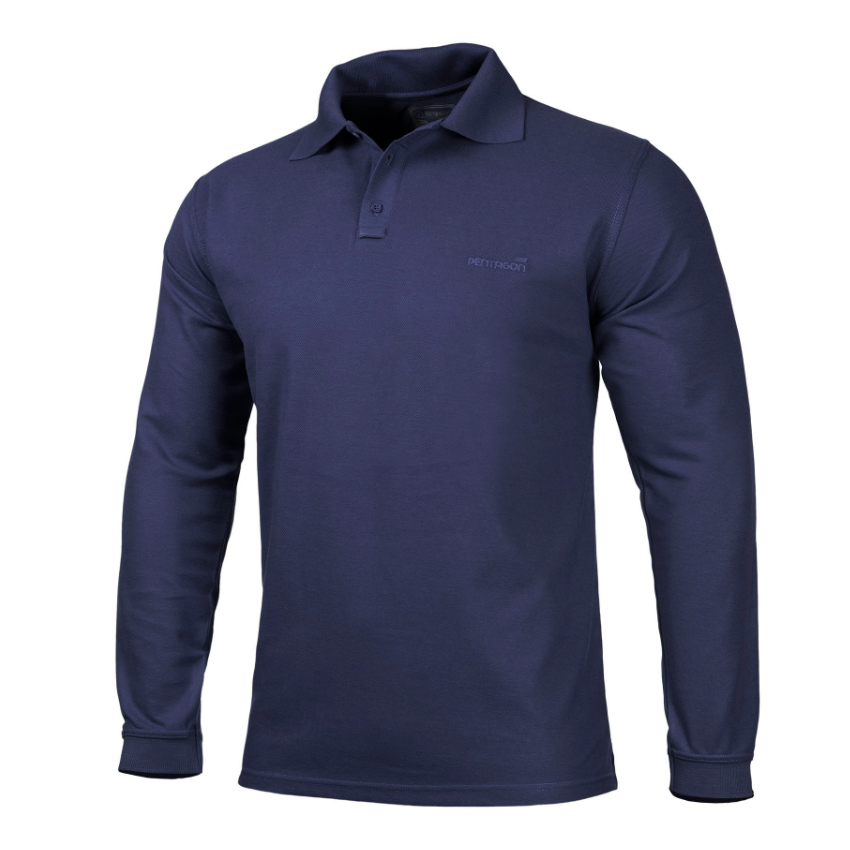 Μπλούζα Polo Long Sleeve (Μπλε) της Pentagon PEN54843 trazeras|PEN54843