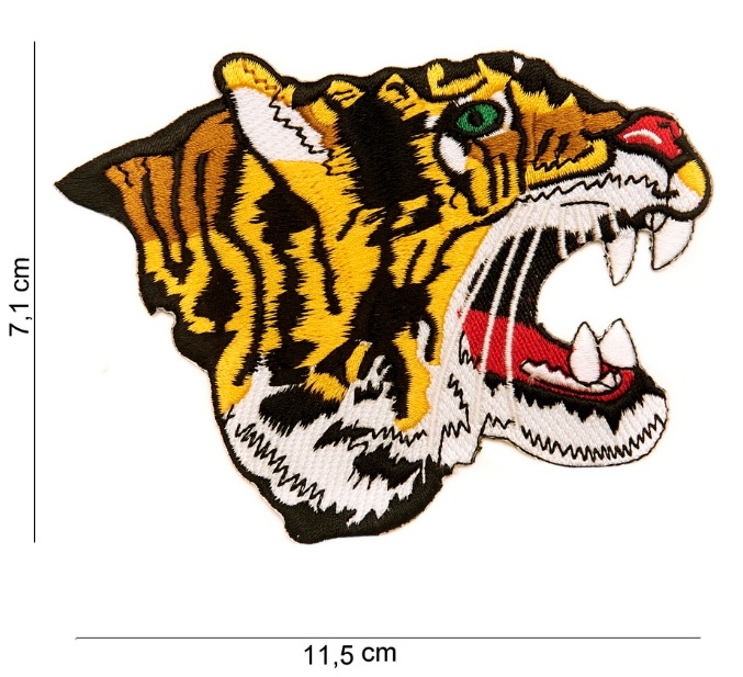 Υφασμάτινο Patch, Tiger Looking της Van Os VAN37830 trazeras|VAN37830