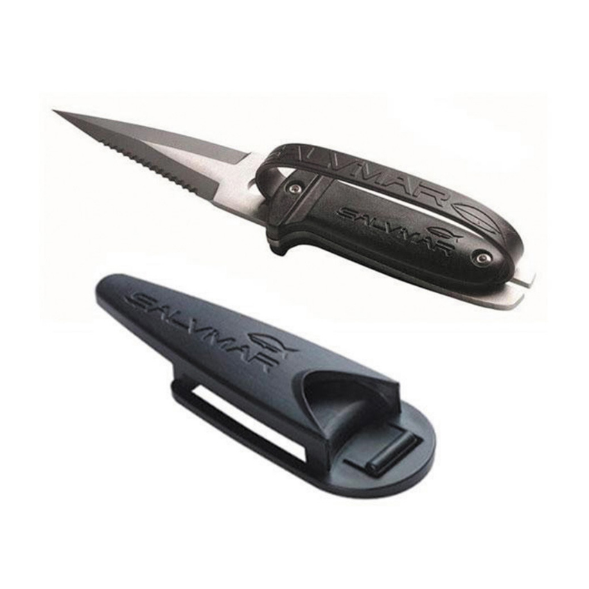 Μαχαίρι Κατάδυσης ST-Blade 75 (Μαύρο) της Salvimar UNΙ54457 trazeras|UNΙ54457
