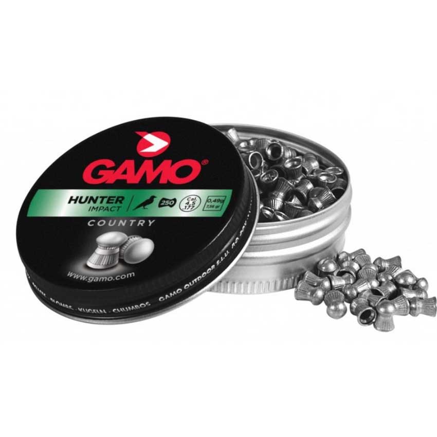 Βολίδες Hunter 4,5mm με Στρογγυλή Μύτη (250τμχ.) της Gamo TOY43609 trazeras|TOY43609