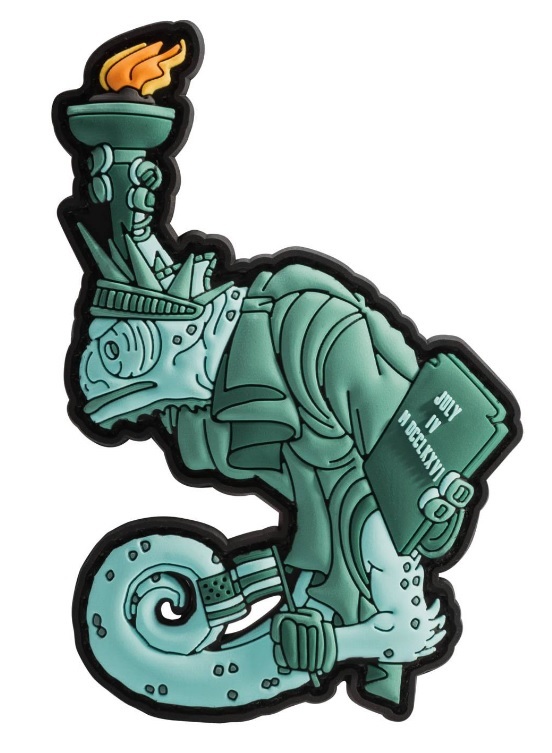 Σήμα Chameleon Liberty Patch PVC με Velcro της Helikon-Tex HEL44157 trazeras|HEL44157
