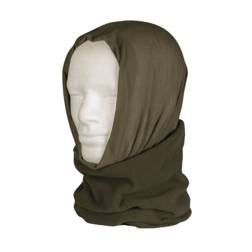 Χειμερινό Πολυμορφικό Περιλαίμιο Multifaction Head Gear με Fleece (Πράσινο) της Mil-Tec STU52046 trazeras|STU52046