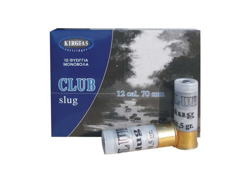 Φυσίγγια 31gr Club Slug, 12/70/16, Μονόβολα KIR24307 trazeras|KIR24307