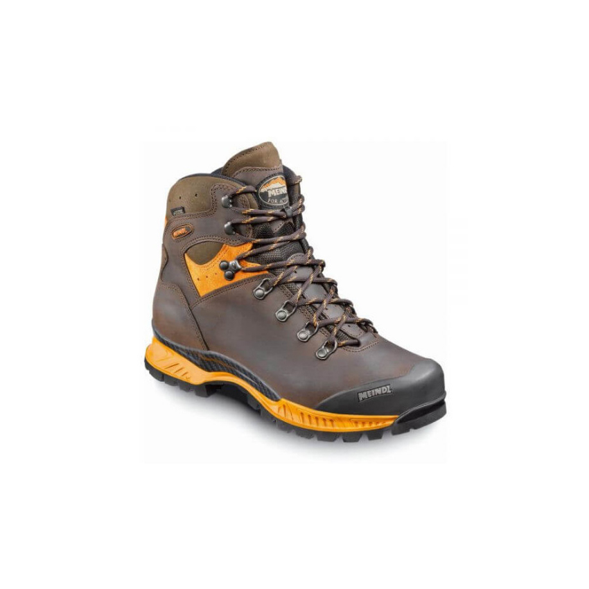 Αδιάβροχα Μποτάκια Softline Top GTX, Mid 6'' (Dark Brown / Orange) της Meindl TOY49072 trazeras|TOY49072