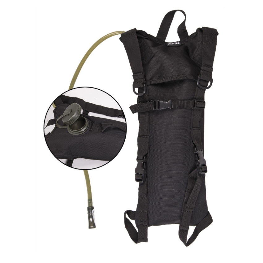 Υδροδοχείο Camelback Basic με Σωληνάριο (Χρώμα: Μαύρο) της Mil-Tec STU04201 trazeras|STU04201