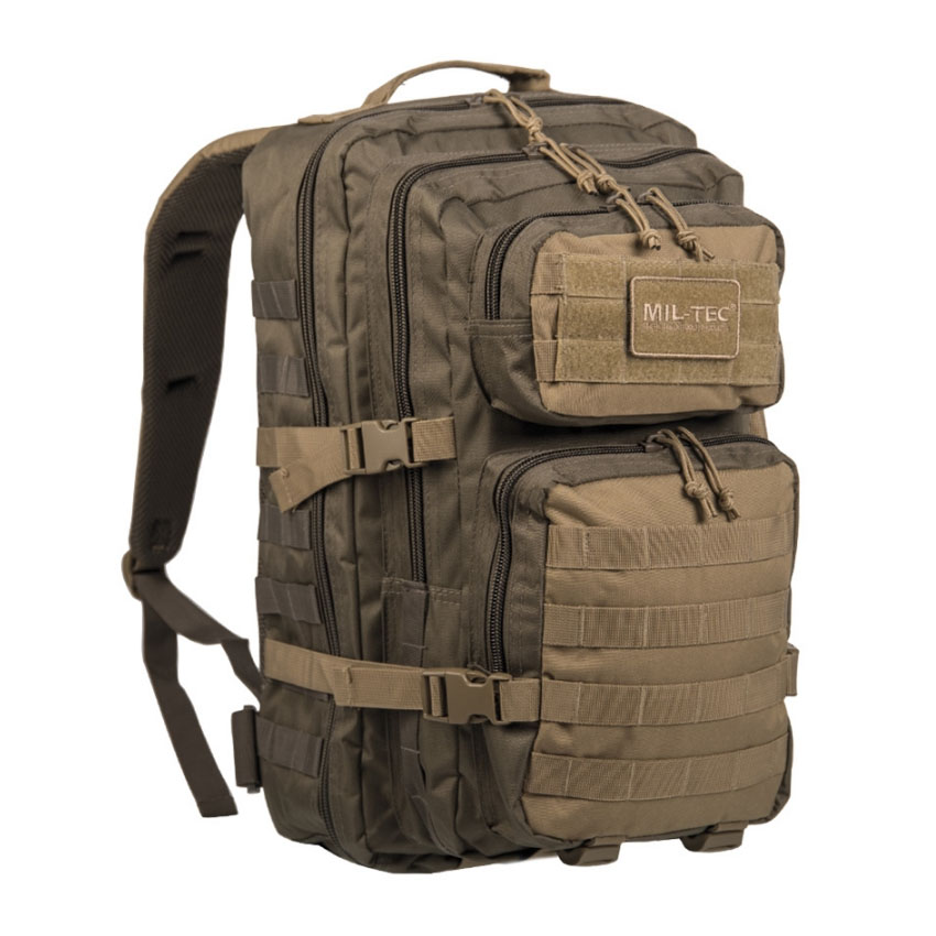 Σακίδιο Molle 36 lit. US Assault Ranger Green/Coyote της Mil-Tec STU44966 trazeras|STU44966
