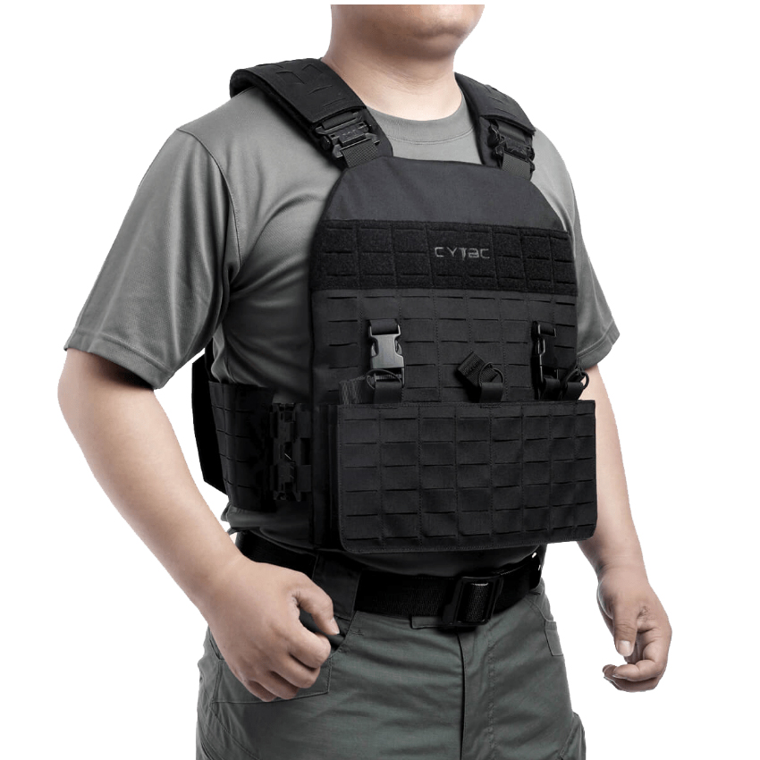 Γιλέκο Μάχης/Φορέας Plate Carrier, Utility (Μαύρο) της Cytac VAS57634 trazeras|VAS57634