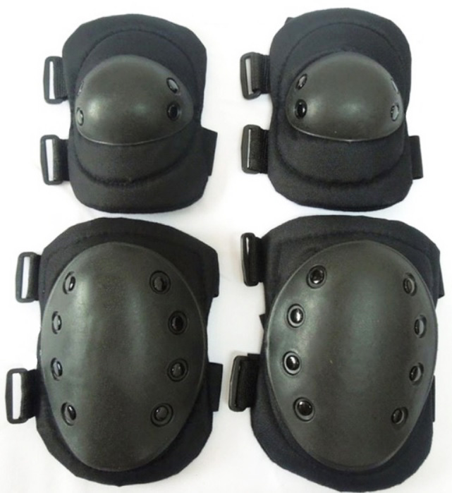 Σετ Επιγονατίδων / Επιαγκωνίδων Armor (Black) της Trazeras Army KSMB34381 trazeras|SMB34381