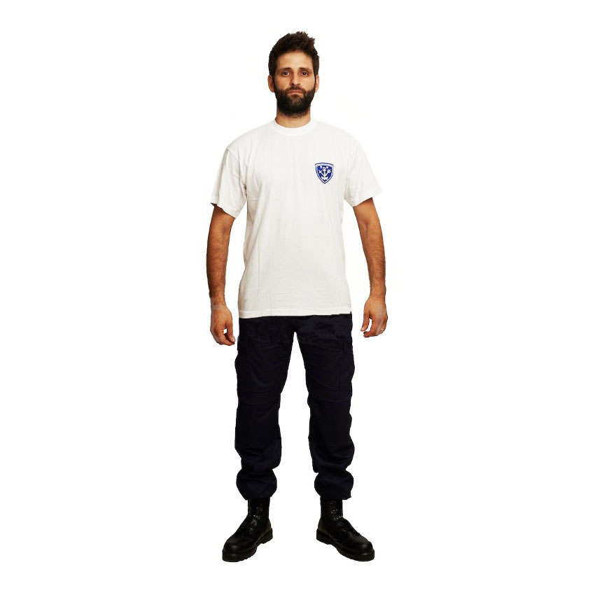 Κοντομάνικη Μπλούζα T-Shirt Πολεμικό Ναυτικό (Λευκό) της Armymania ARM12241 trazeras|ARM12241