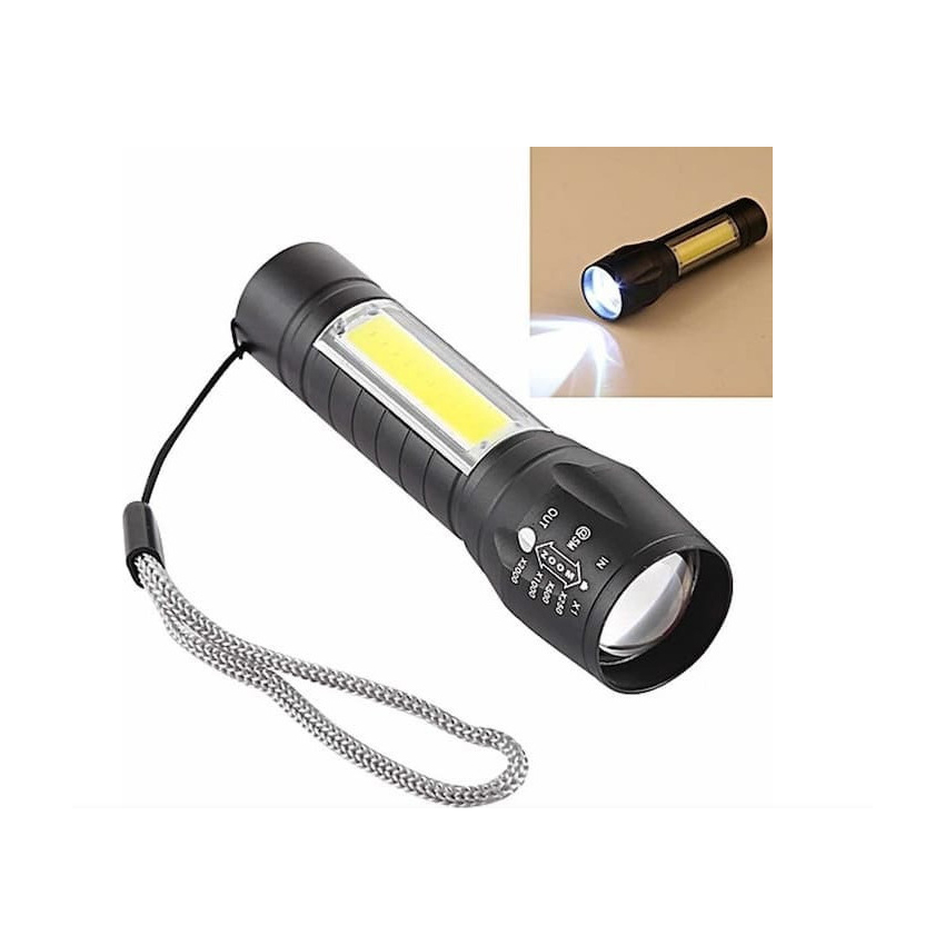 Mini Επαναφορτιζόμενος Φακός BL-513 (800 Lumens) της Trazeras Army KSMB55946 trazeras|TRD55946