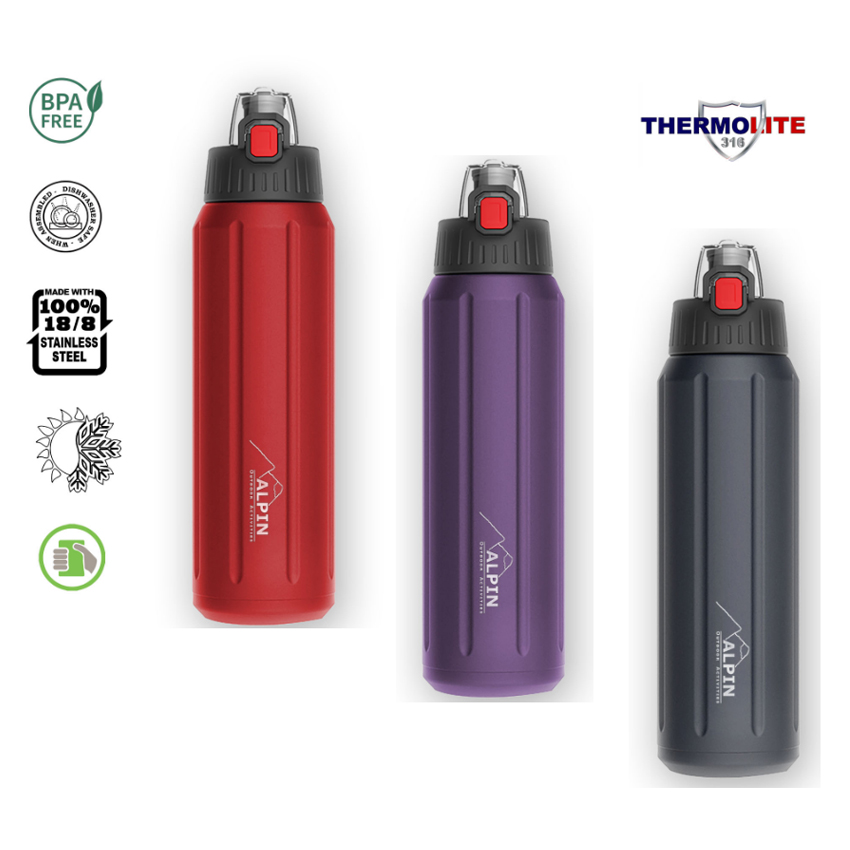 Θερμός 450ml Ανοξείδωτο με Μόνωση 6 Στρωμάτων (3 Χρώματα) της Alpin Pro KREO58378 trazeras|REO58378