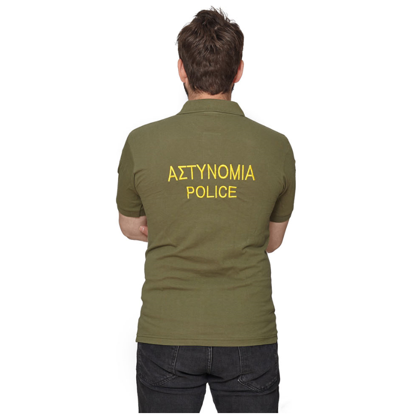 Κοντομάνικη Μπλούζα Polo Συνοριοφυλακής Boarder Police (Πράσινη) της Pentagon PEN53619 trazeras|PEN53619
