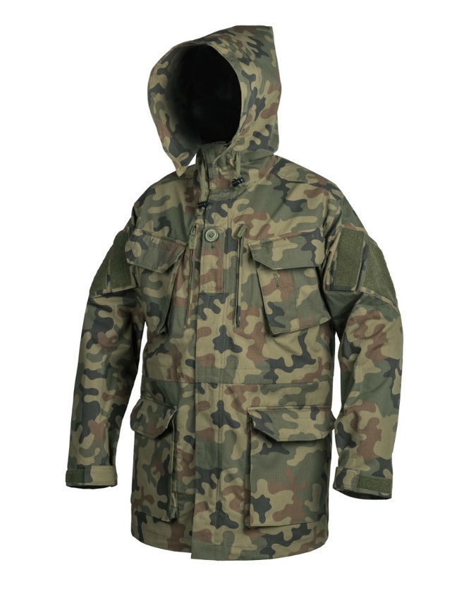 Τζάκετ PCS Parka Polycotton Rip-Stop (PL Woodland) της Helikon-Tex HEL30480 trazeras|HEL30480