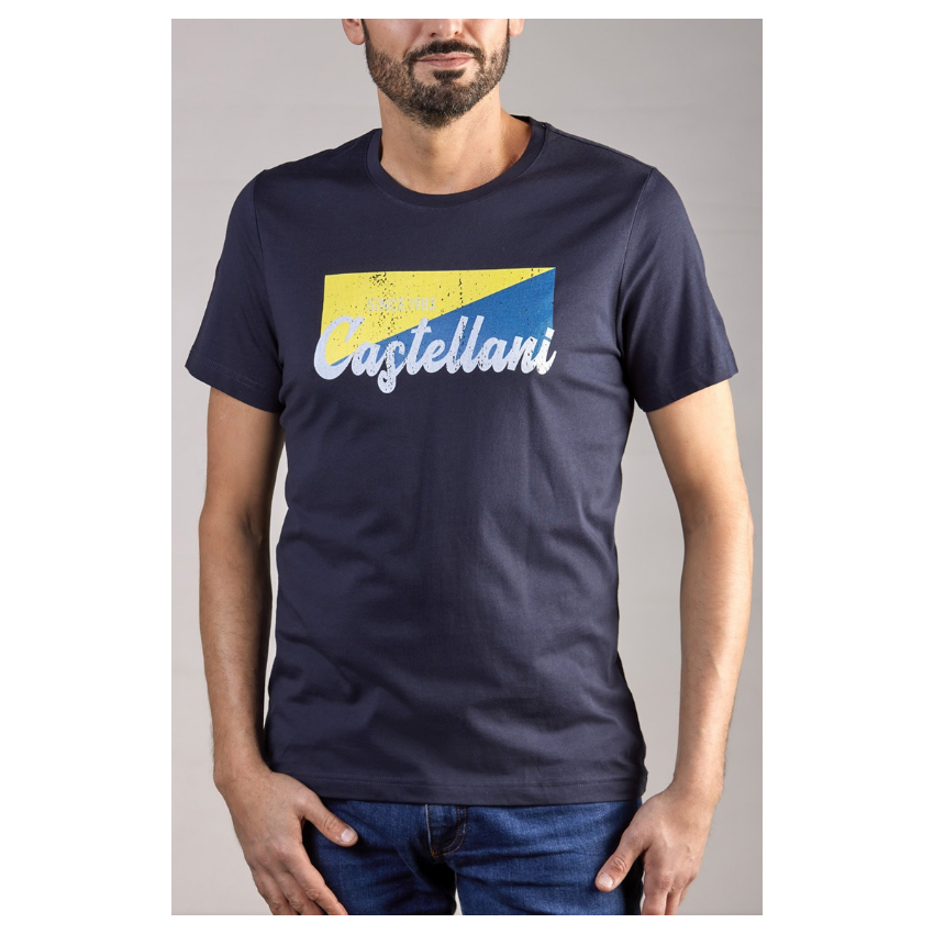 Κοντομάνικη Μπλούζα Vintage (Navy) της Castellani TOY55470 trazeras|TOY55470