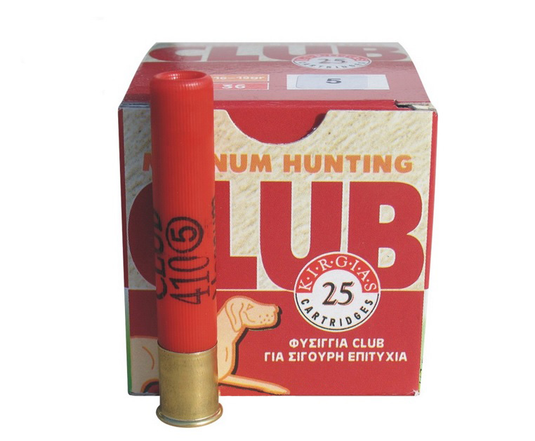 Φυσίγγια 18γρ. Club 410 Magnum, 36/76/16, KIR24314 trazeras|KIR24314
