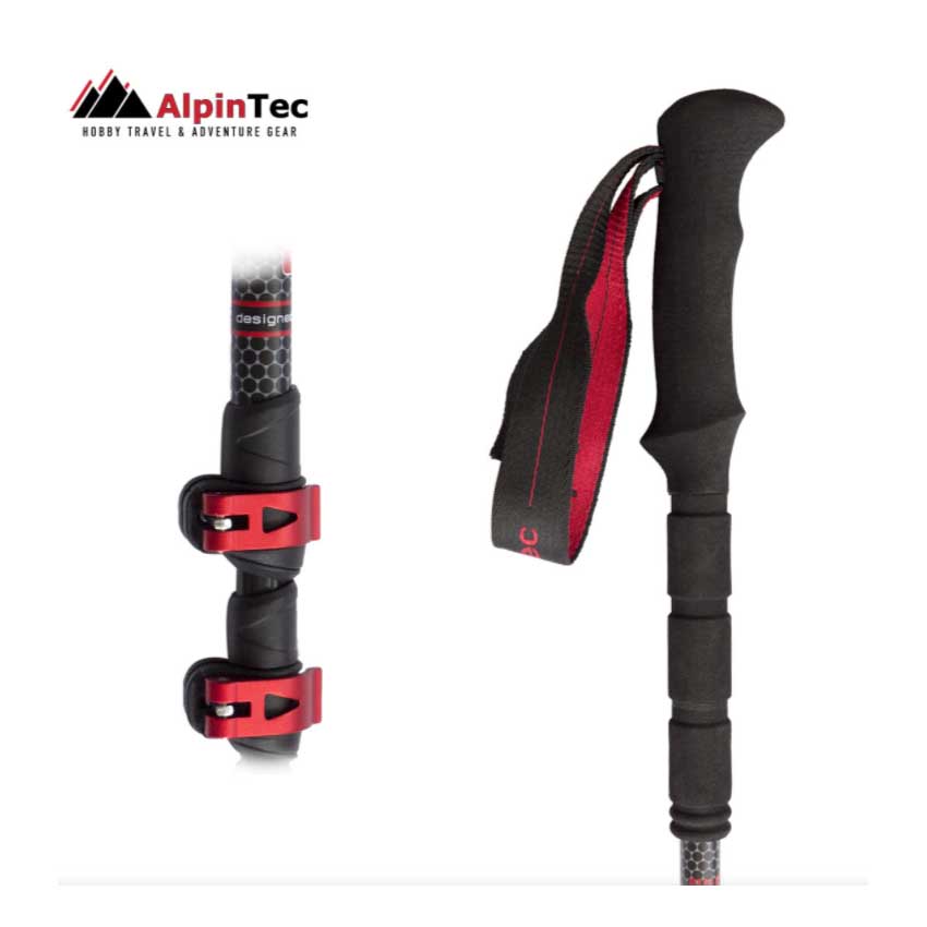 Μπατόν Πεζοπορίας Pindos Carbon C81 (Black) της Alpin KREO50321 trazeras|REO50321