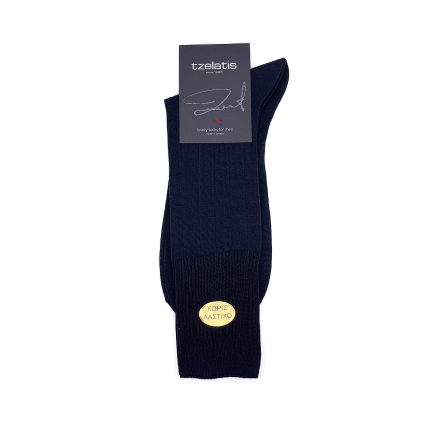 Ανδρικές Μάλλινες Κάλτσες Merino Χωρίς Λάστιχο Mod.390, Μάλλινες (Black) της Tzelatis TZE55808 trazeras|TZE55808