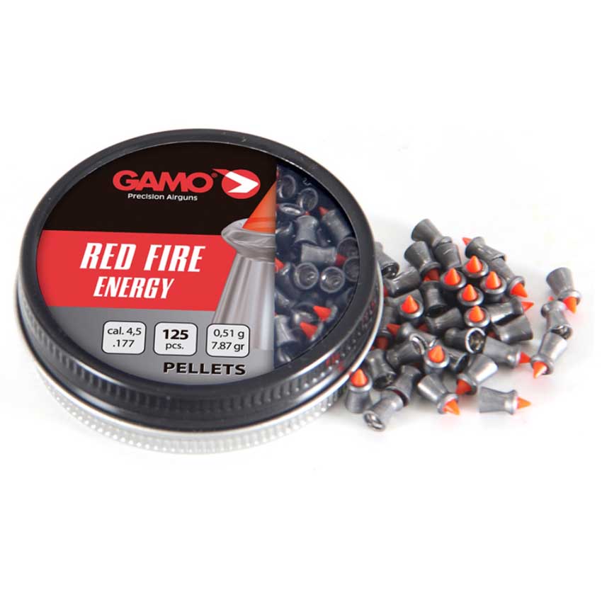 Βολίδες Red Fire 5,5mm με Λεία Μυτερή Μύτη της Gamo TOY36915 trazeras|TOY36915