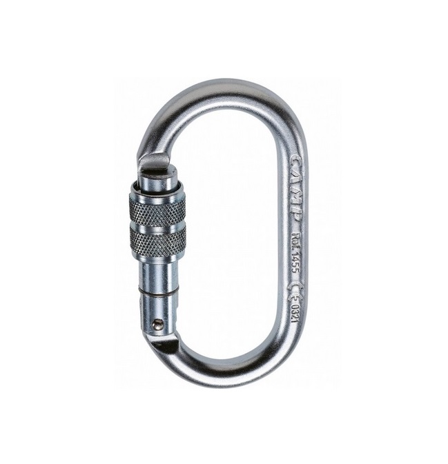 Καραμπίνερ Αναρρίχησης Steel Oval Pro Lock της Camp POL29351 trazeras|POL29351