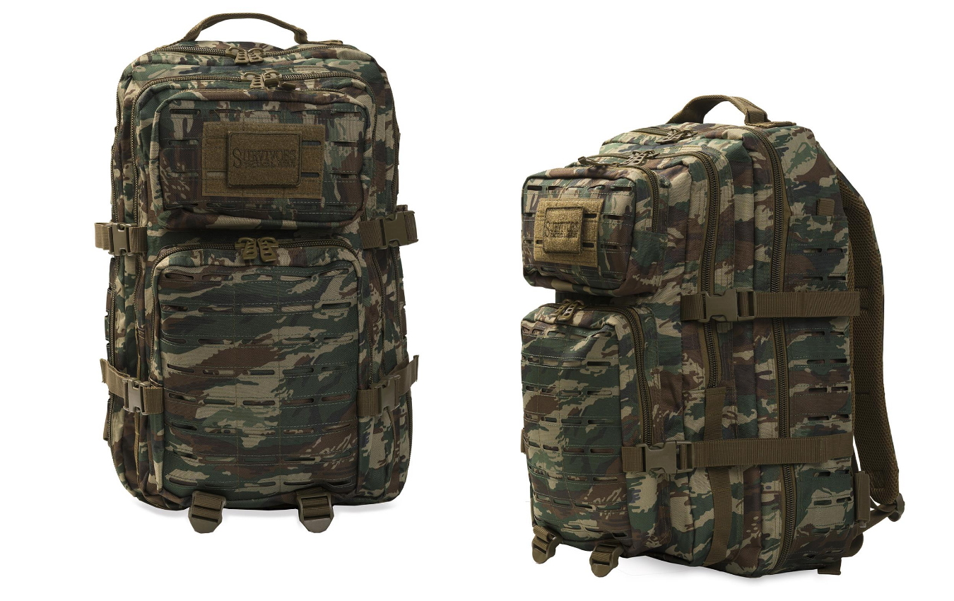 Σακίδιο Πλάτης 30/40L, Laser Cut (Ελληνική Παραλλαγή) της Survivors SUR53891 trazeras|SUR53891