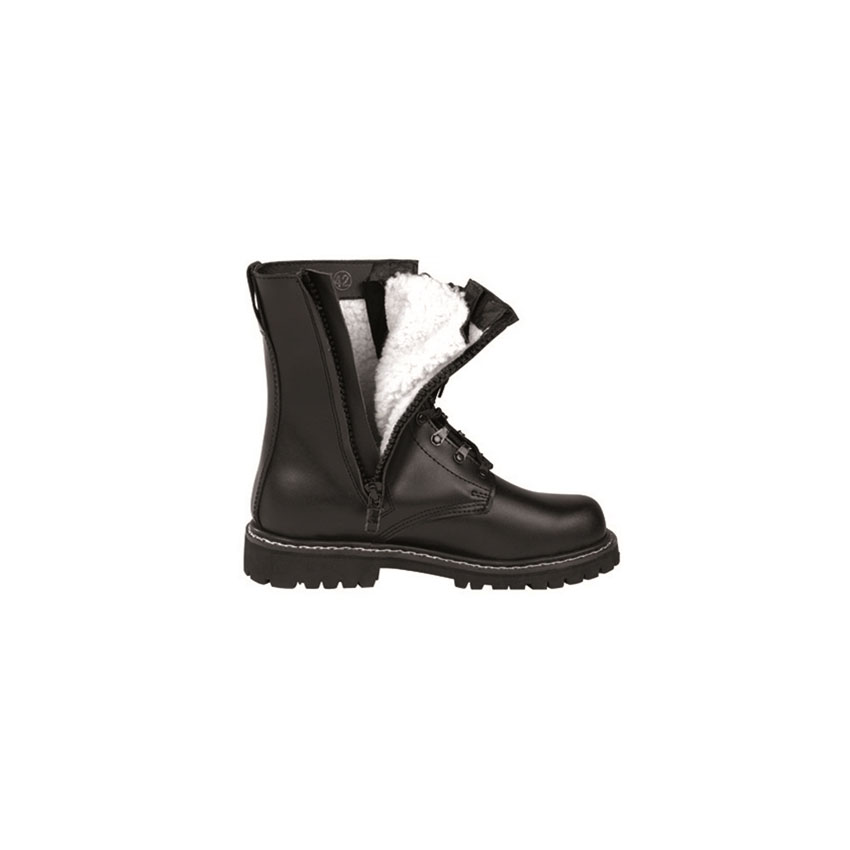 Άρβυλα Para Boots με Γούνα & Φερμουάρ, High 9'' (Black) της Mil-Tec STU35826 trazeras|STU35826