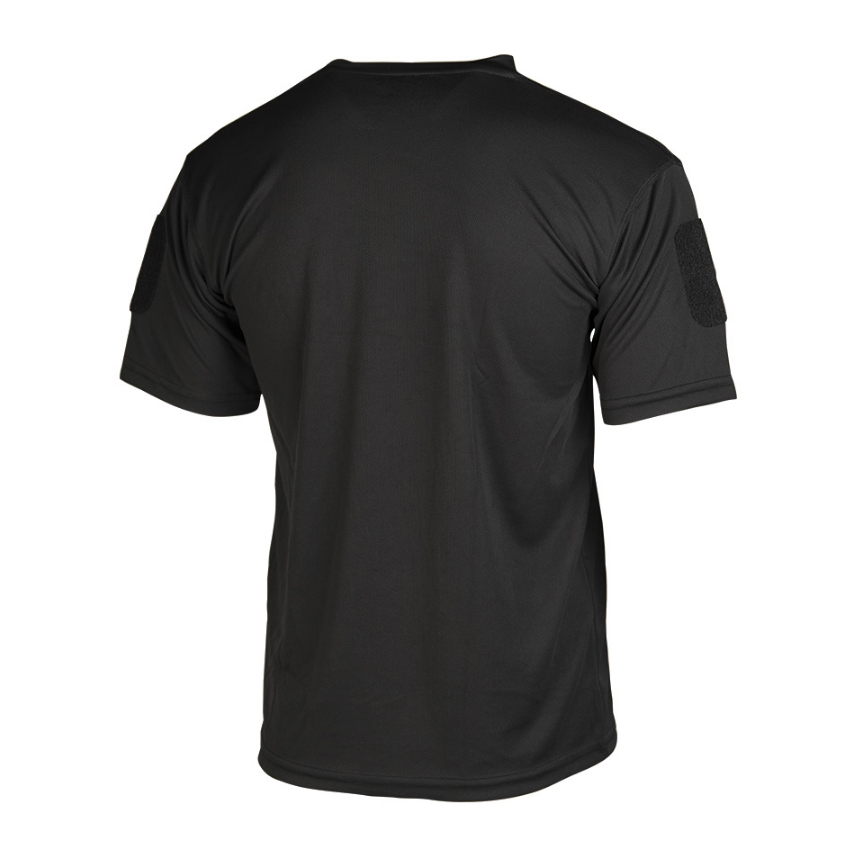 Κοντομάνικη Μπλούζα Tactical Quick Dry (Μαύρη) της Mil-Tec STU34076 trazeras|STU34076