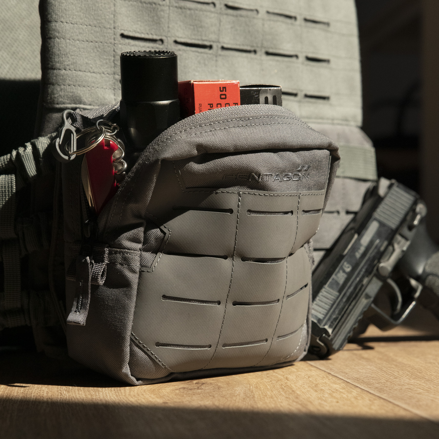 Επιχειρησιακό Τσαντάκι Elpis 15x15εκ. (Wolf Grey) της Pentagon PEN38371 trazeras|PEN38371