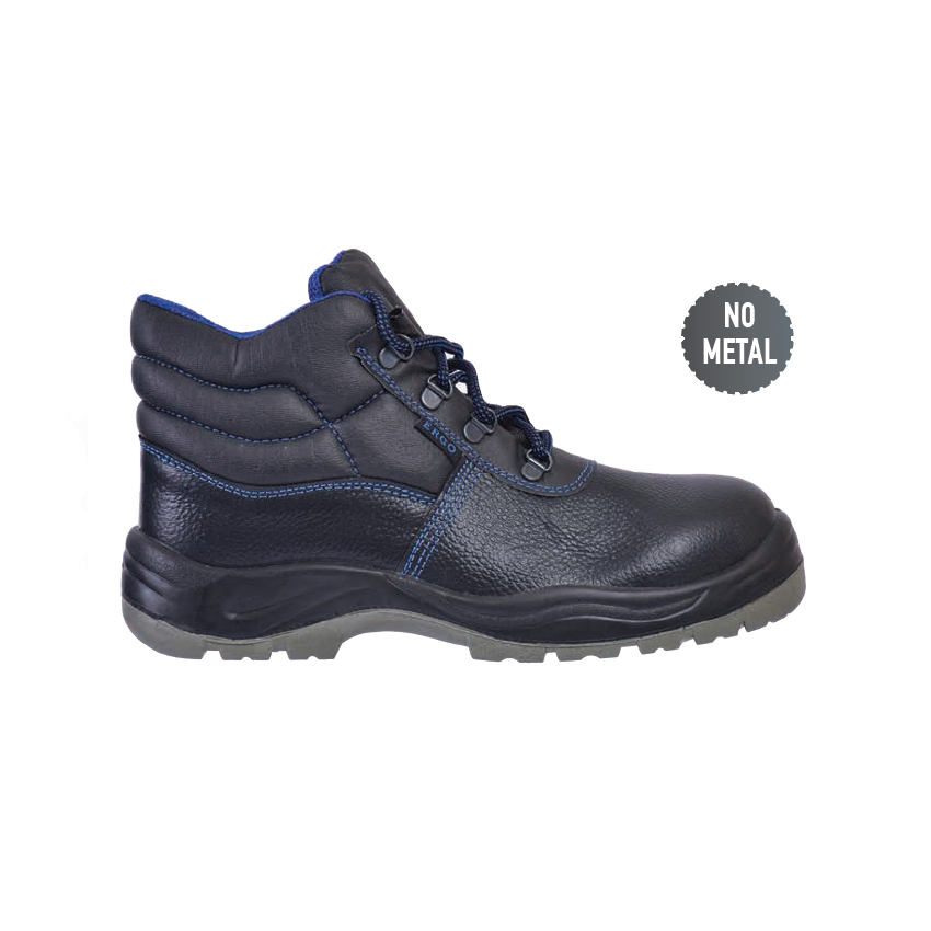 Μποτάκια Εργασίας Zeus S3, Mid 6'' (Black) της Ergo Shoes ERG30826 trazeras|ERG30826