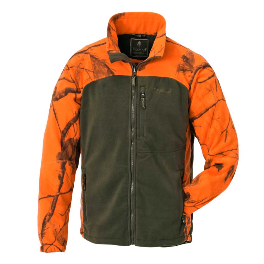 Ζακέτα Fleece Oviken 8761 (AP Blaze / Hunting Green) της Pinewood TOY49227 trazeras|TOY49227