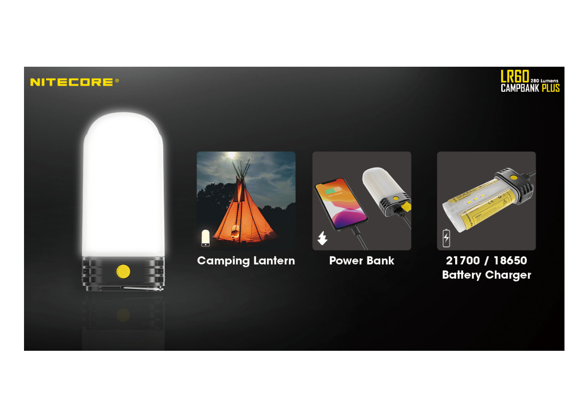 Φακός Led L Series LR60 (3 σε 1) της Nitecore VAS53899 trazeras|VAS53899