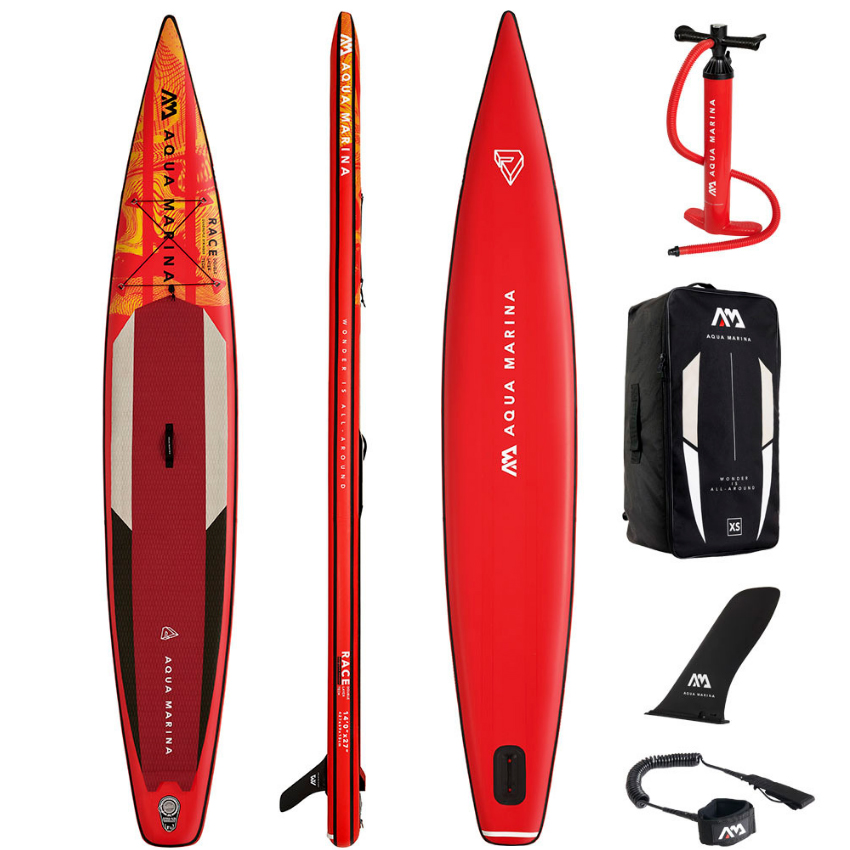 Φουσκωτή Σανίδα Race 427 cm της Aqua Marina UNI54590 trazeras|UNI54590