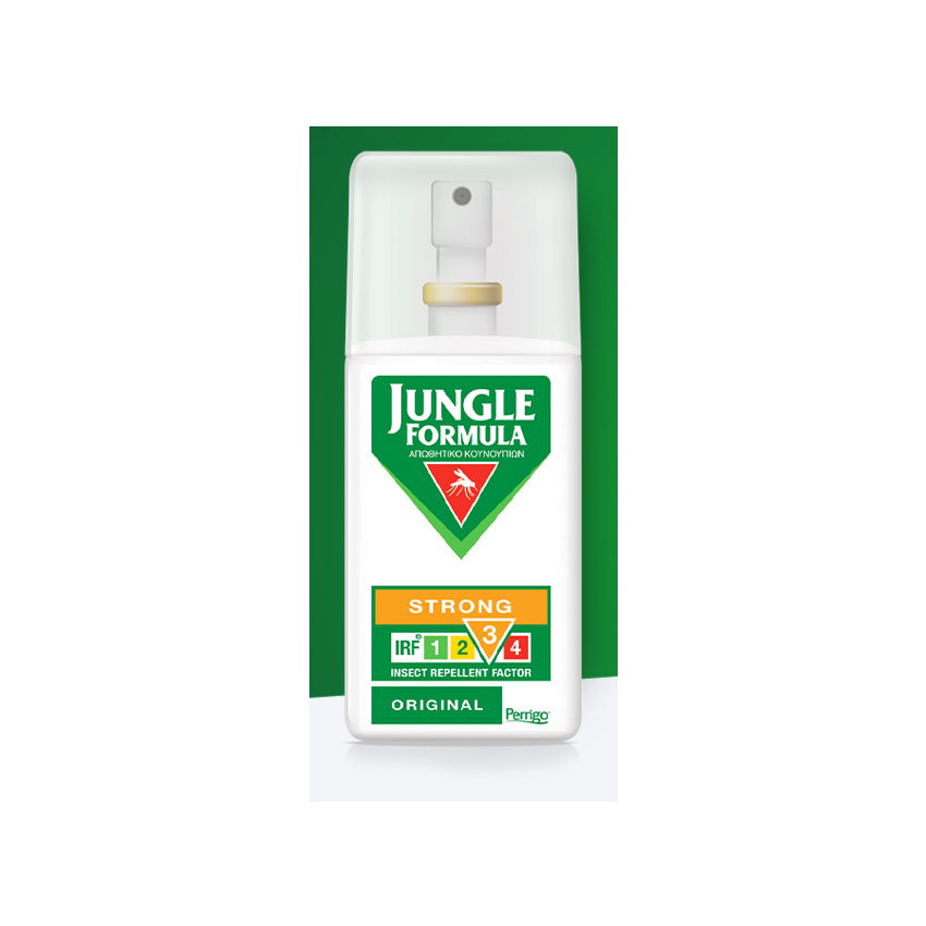 Aπωθητικό Σπρέι Κουνουπιών Jungle Formula Maximum Strong 3 Deet 20% της Perrigo JUN47172 trazeras|JUN47172
