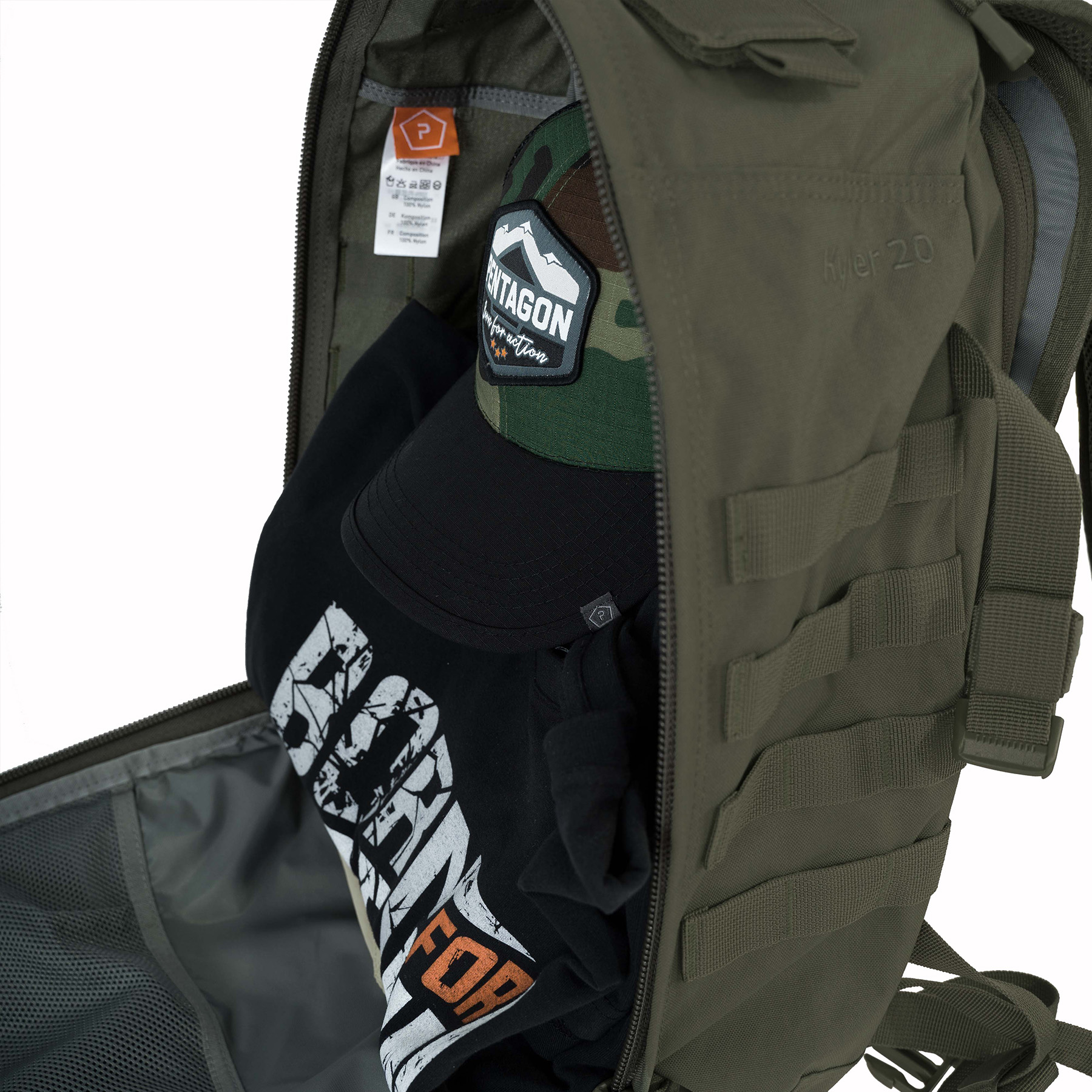 Επιχειρησιακό Σακίδιο Kyler Back Pack 2.0 (Black) της Pentagon PEN15026 trazeras|PEN15026