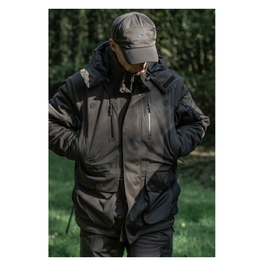 Ισοθερμικό Αδιάβροχο Τζάκετ Huntflex Jacket με Επένδυση Primaloft της Shooterking AKA56012 trazeras|AKA56012