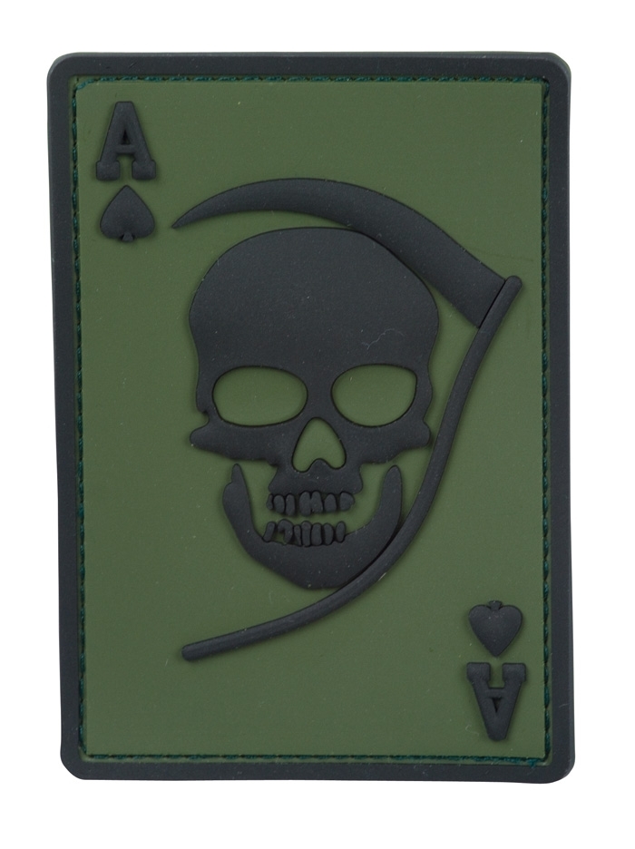 Σήμα 3D PVC Death (Χακί) της Recon STR 21211 trazeras|TR 21211