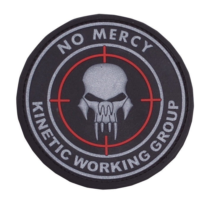 Σήμα 3D PVC No Mercy (Μαύρο) της Recon STR 21210 trazeras|TR 21210