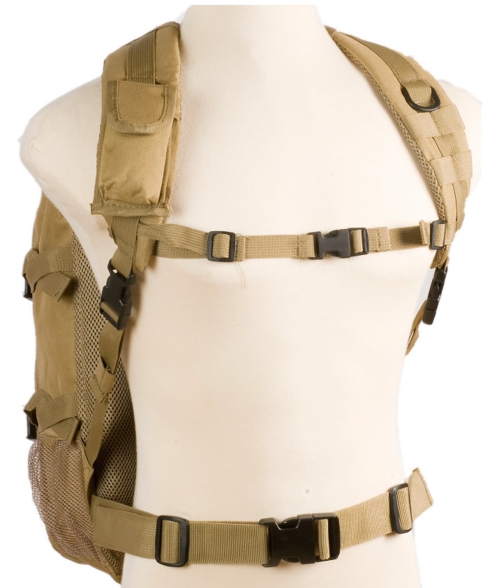 Επιχειρησιακό Σακίδιο Πλάτης HH-111149, Molle 35L (Coyote) της Armymania ARM44566 trazeras|ARM44566