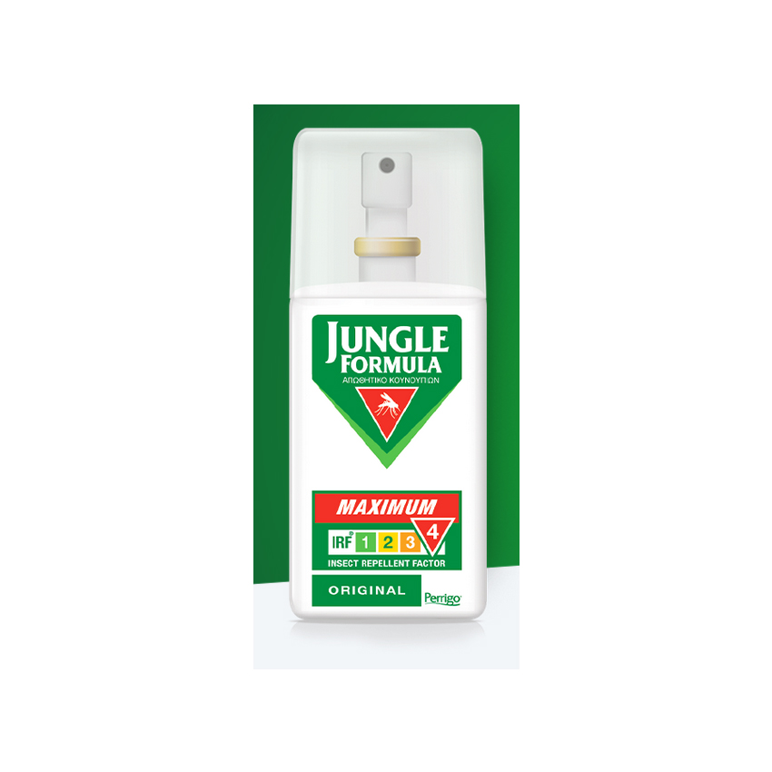 Aπωθητικό Σπρέι Κουνουπιών Jungle Formula Maximum Original 4 Deet 50% της Perrigo JUN47170 trazeras|JUN47170