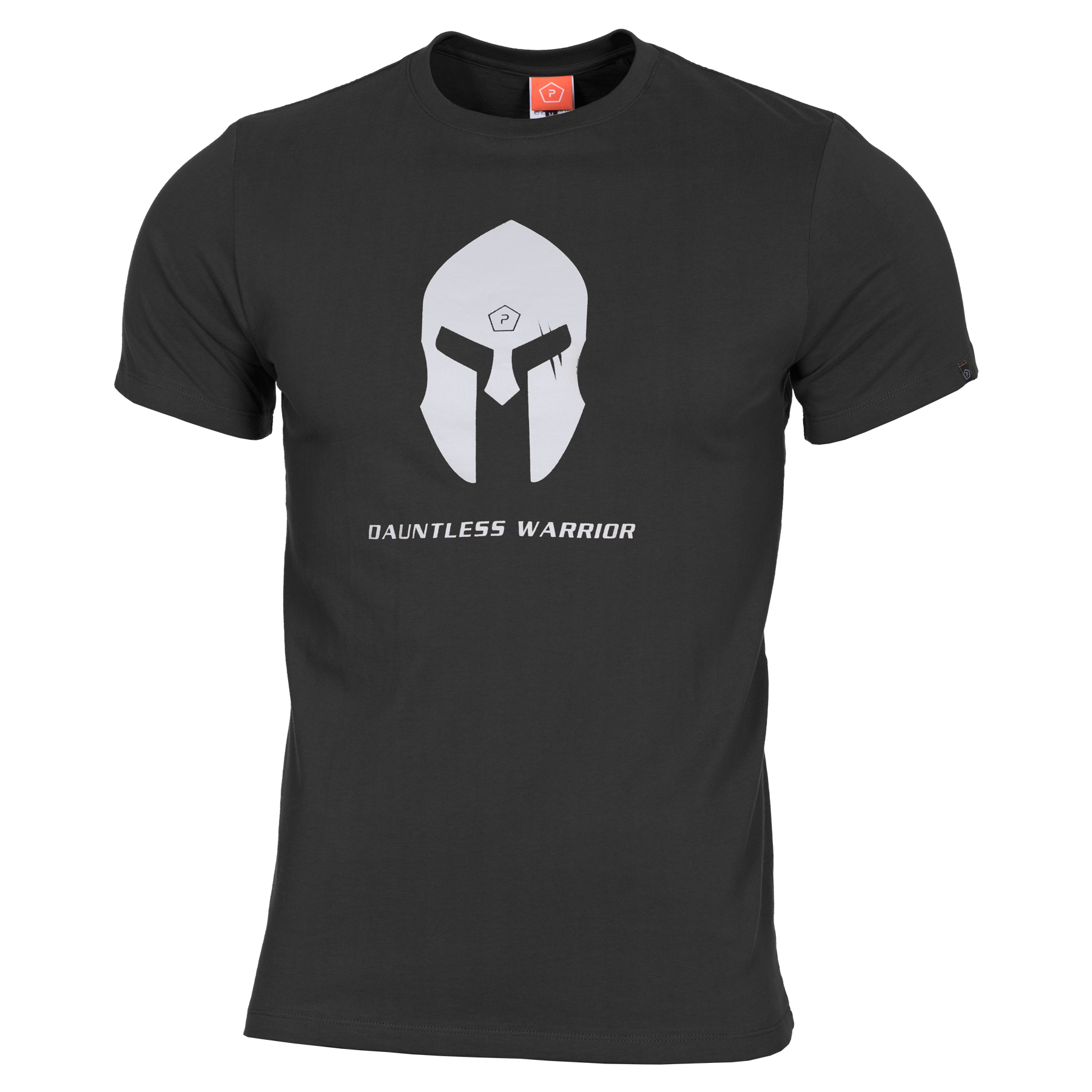 T-Shirt Spartan Helmet 100% Ring Spun Βαμβάκι (Μαύρο) της Pentagon PEN 21848 trazeras|EN 21848