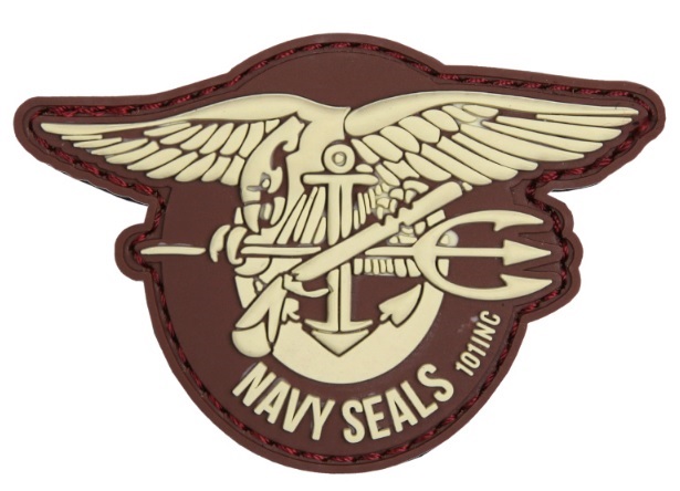 Σήμα PVC, 3D Navy Seals (Καφέ) της Van Os VAN39735 trazeras|VAN39735