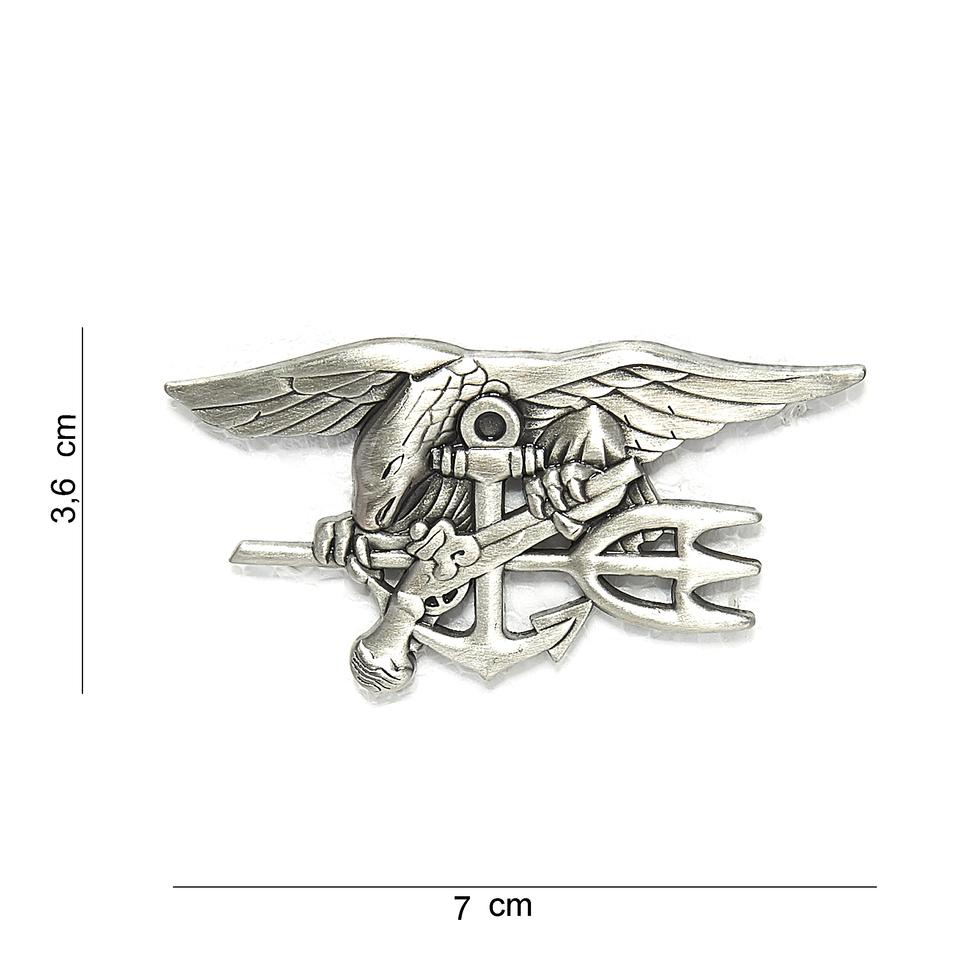Μεταλλικό Σήμα US Navy Silver της Van Os SIM32036 trazeras|SIM32036