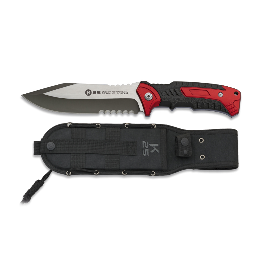 Μαχαίρι Tactical Knife, Red της K25 VAS53944 trazeras|VAS53944