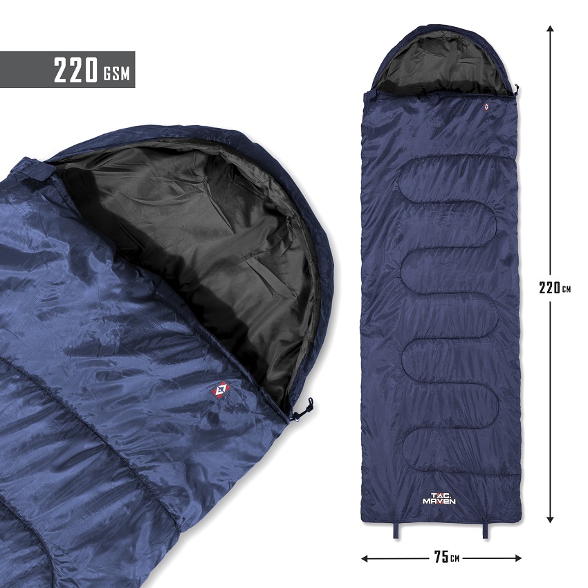 Υπνόσακος Sentinel 5°C/15 °C (Midnight Blue) της Tac Maven PEN52543 trazeras|PEN52543