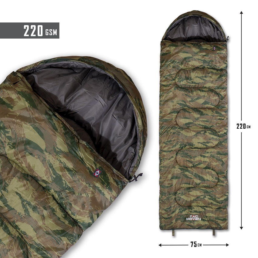 Υπνόσακος Sentinel 5°C/15 °C (Greek Camo) της Tac Maven PEN52545 trazeras|PEN52545