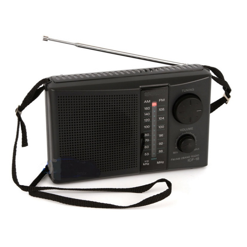Επαναφορτιζόμενο Ραδιόφωνο F18 με Bluetooth/Mp3/Led, TRD55074 trazeras|TRD55074